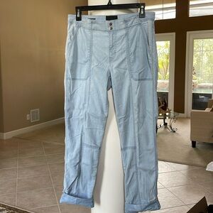 White House Black Market straight crop  mid rise jeans pants size 6
